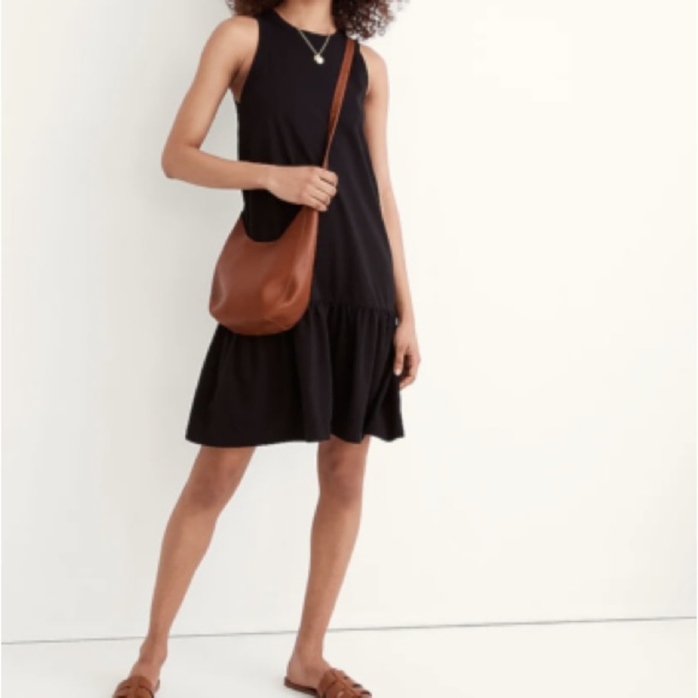 Madewell Brightside Ruffle Tank Dress